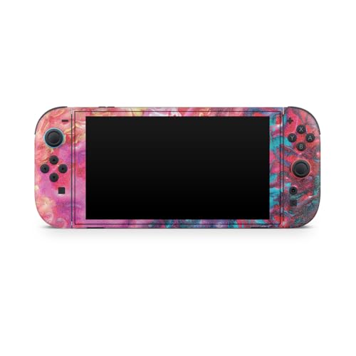 Glossy Glitter Gaming Skin Compatible with Nintendo Switch 2 Console Only - Paint Party - Premium 3M Vinyl Protective Wrap Decal Cover - Easy to Apply | Crafted in The USA by MightySkins - color: Paint Party, size: Switch 2 Console Skin Only, style: Gloss