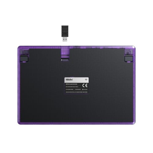 8BitDo All-Button Arcade Controller for Switch & Windows, Signature Edition | Leverless, All-button, Ultimate precision, Low-profile Linear Switches, 4 Programmable Buttons, Hot-swappable PCB, Ultra thin - color: Signature Edition