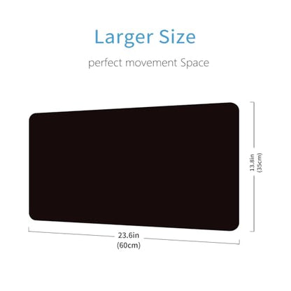 TCG Playmat, Black MTG Game Mat, Mousepad Compatible for MTG Trading Card Game Playmats Board Game TCG Playmat Table Mats Games Size 24 x 14 inches