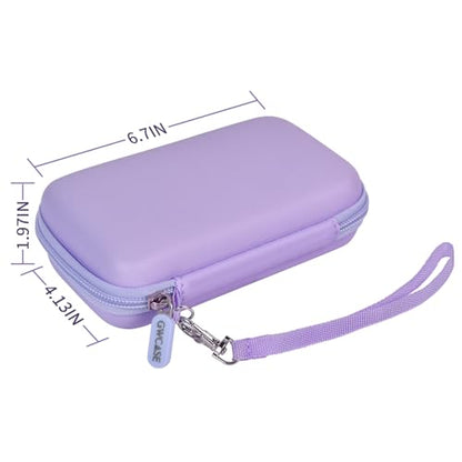 GWCASE Hard Case for Anbernic RG35XX H/ RG28XX Retroid Game Console, Purple | 벨크로 스트랩 잠금 장치가 있는 맞춤형 핏 내부 트레이, 일상적인 휴대 및 여행, 캠프 또는 출퇴근을 위한 압력 방지 보호, 박스만 포함 - color: 퍼플.