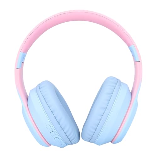 Over Ear ANC Active Noise Cancelling Headphone Gaming Headset for Long Term Wear 1 Unit (Blue) - color: Blue