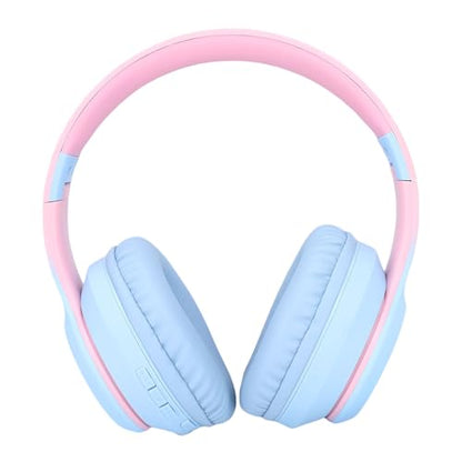 Over Ear ANC Active Noise Cancelling Headphone Gaming Headset for Long Term Wear 1 Unit (Blue) - color: Blue