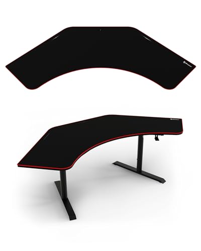 Arozzi Arena Angelo Gaming Desk Pad Black | Desk-Wide Microfiber, 88.6 x 28 in, Anti-Slip Rubber Base, Water-Resistant, Machine Washable - color: Angelo Black
