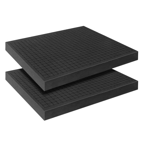 Pick and Pluck Foam Sheets, 2Pcs 16 x 12 x 1.5 Inch Pick Apart Foam Inserts for Camera Storage, Crafts, Tool Box, Storage Drawer - size: 16x12x1.5inch
