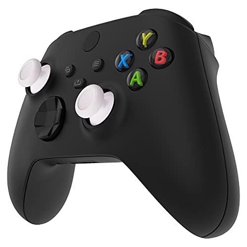 eXtremeRate Replacement Controller Joystick for Xbox One - 4 PCS White Thumbsticks Analog Thumb Sticks Accessories Parts for Xbox Series X/S, Xbox One S/X, Elite Controller with Repair Kit Screwdriver - color: White