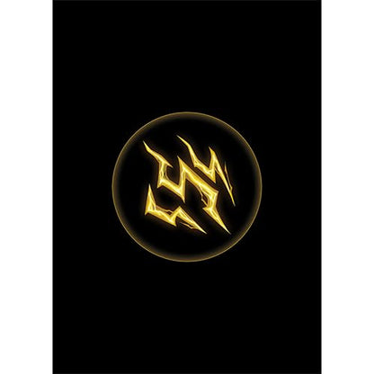 Elements I - 100 Textured Matte TCG Card Sleeves - Fits Magic MTG Commander Pokemon and Other Card Games - Playing Card Sleeves (Lightning) - style: Lightning