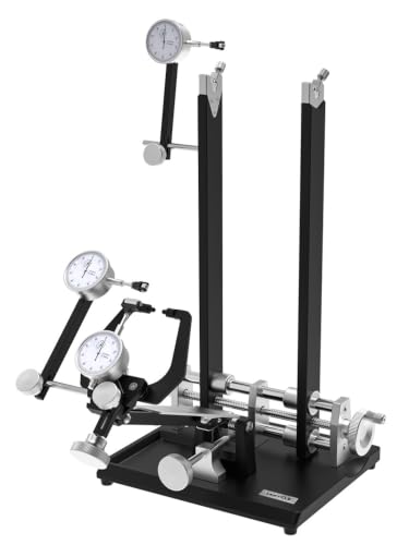 Bicycle Wheel Truing Stand with Precision Dial Indicators Bike Alignment Frame