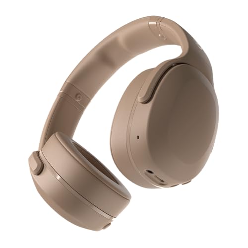 Skullcandy Crusher Evo Wireless Bluetooth Headphones with Multi-Sensory Bass, Noise Isolating Over-Ear Fit, Up to 40 Hours Battery, Microphone for iPhone Android - Primer - color: Primer