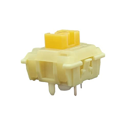 Tecsee Mechanical Keyboard Silent Shaft Switch Lubricated, Silent Tactile Low Profile Yellow Medium Switch for Tablet Notebook Desktop Computer Peripheral Keyboard(70PCS Tactile) - color: Tactile