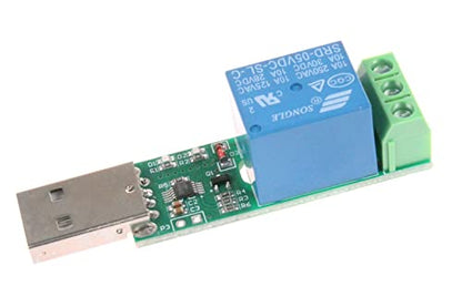 HID Drive-Free USB Computer Control Switch Relay Module USB Smart Switch Control Plug and Play (1-Channel USB) - size: 1-Channel USB