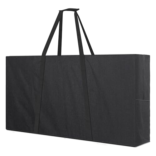ZKOO Cornhole Carrying Case Fits 4' x 2' Regulation Size Board, Heavy-Duty 600D Cornhole Boards Bag with Extra Pockets for Cornhole Outdoor Games - size: 1 Zipper Pocket