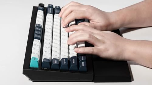 Keychron Silicone Wrist & Palm Rest, 12.89" Length – Supports 75% Compact Keyboard Series V1/V2/Q1/Q2/Q9 & Lemokey P1 (Pro/Max/HE) – Anti-Slip Base – Smooth & Washable - Black - color: Black, size: 12.89"-75% Layout-V1/V2/Q1/Q2/Q9 Series