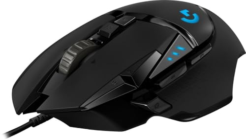 로지텍 G502 Lightspeed 무선 게이밍 마우스 | Sensore HERO 25K, 25.600 DPI, RGB, Pesi Regolabili, 11 Pulsanti Programmabili, Memoria Integrata, PC/Mac/Laptop - Nero