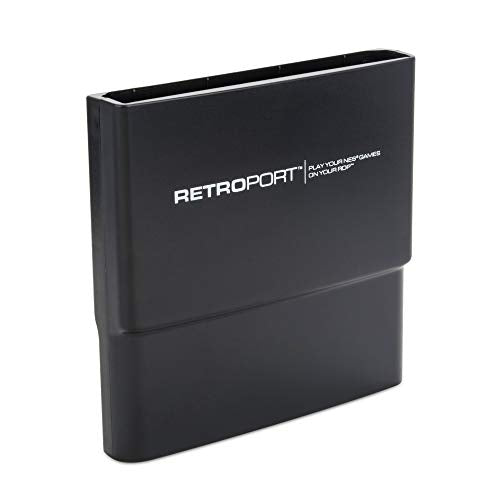 Retro-Bit RDP 2 in 1 Portable Handheld Console System - for NES and SNES Games - Black