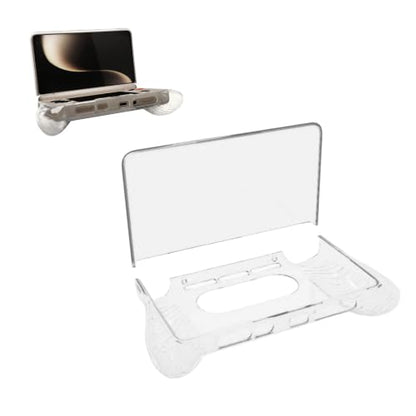 Protective Case Compatible with Ayn Thor, Clear Soft Shell Cover, Anti-Slip Shockproof Accessory for Flip Handheld Gaming Console (Transparent) - color: Transparent