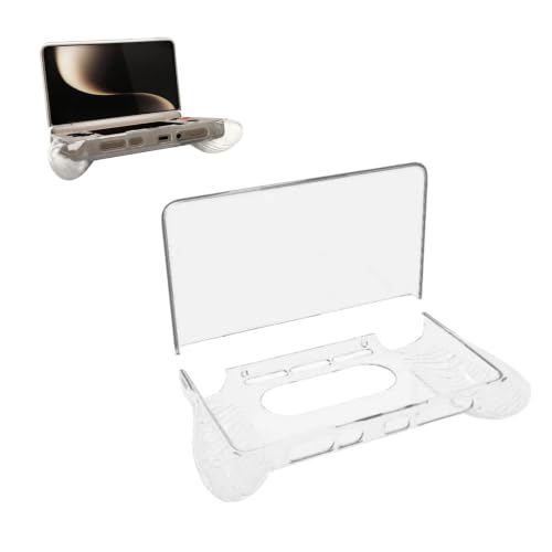 Protective Case Compatible with Ayn Thor, Clear Soft Shell Cover, Anti-Slip Shockproof Accessory for Flip Handheld Gaming Console (Transparent) - color: Transparent