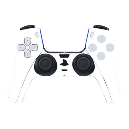 Solid Color Skin Wrap Compatible with PS5 Slim Disc Edition (White) | Console Cover Protective Sticker, Game Controller Vinyl Wrap - color: White