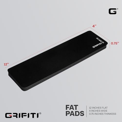 Grifiti Fat Wrist Pad 12" x 4” x 0.75" Inch Keyboard Rest Thick Small Ergonomic Computer Keyboards Hand & Palm Wrists Rests Support Carpal Tunnel Resting Pads Gaming Accessories (Wide 12 x 4 x 0.75) - size: Wide 12 x 4 x .75