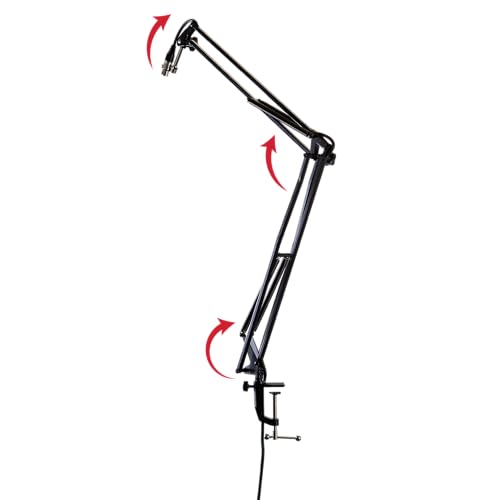 Gator Frameworks Spring-loaded Desk-Mounted Microphone Boom Arm for Broadcasts, Podcasts, Content Creation, Live Streaming, & Similar Applications (GFWMICBCBM1000) - style: 1000 Series