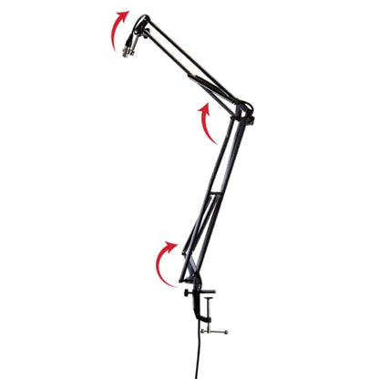 Gator Frameworks Spring-loaded Desk-Mounted Microphone Boom Arm for Broadcasts, Podcasts, Content Creation, Live Streaming, & Similar Applications (GFWMICBCBM1000) - style: 1000 Series