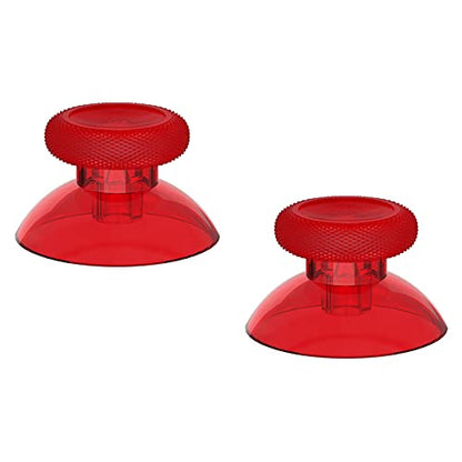 eXtremeRate Replacement Thumbsticks for Xbox Series X/S Controller, Joysticks Repair Kit Accessories, Custom Analog Stick Buttons for Xbox One S/X/Elite Controller - Clear Red - color: Clear Red