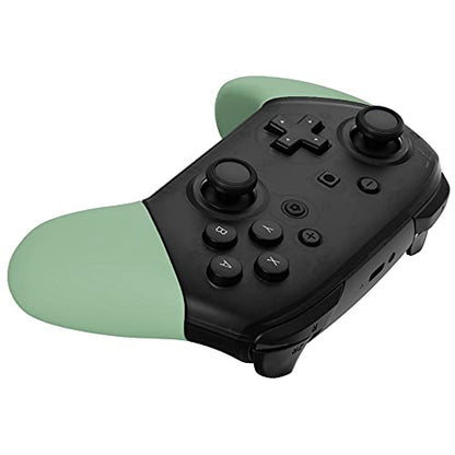 eXtremeRate Matcha Green Replacement Handle Grips for Nintendo Switch Pro Controller, DIY Custom Hand Grip Shell for Nintendo Switch Pro - Controller NOT Included - color: Matcha Green