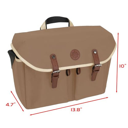 ENHANCE Designer Edition DnD Bag - RPG Player's Dungeons and Dragons Messenger Bag Fits Player's Handbook, Binders, Dice - color: Tan