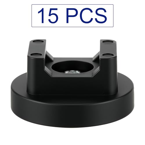 Yookeer Magnetic Zip Tie Mount Base Black Magnetic Cable Clips Wire Holder Multipurpose Cable Ties Management Base Electrical Supplies for Wire - size: 31 mm