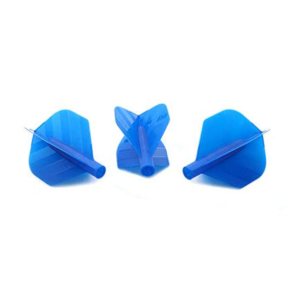 CUESOUL TERO Plus New Double Direction Telescopic and Rotating Dart Flights System-AK4 Dart Flight - color: Blue