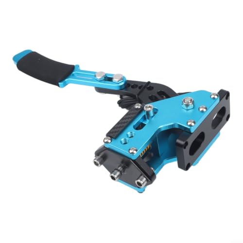 USB Racing Handbrake for PC for windows, Hall Sensor for drift Handbrake Compatible with for logitech G27 G29 G920 T500 Steering Wheels, Aluminum Alloy, Black Adjustable Tension Sim for drift(Blue) - size: Blue