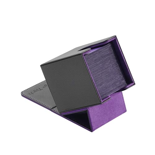 Mage Tech Adventurer [Apprentice] Modular Deck Box - Holds 99 Double-Sleeved Cards - Ultra-Rugged, Expandable Design - MTG PTCG LOR OPCG & More - Black/Purple - color: 2. Eclipse (Black/Purple), style: 1. Apprentice
