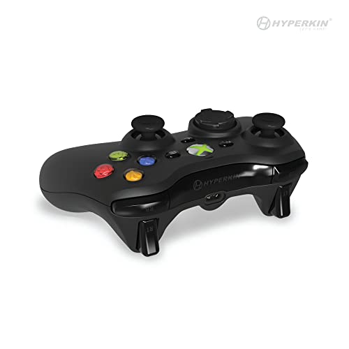 Hyperkin Xenon Wired Controller for XBOX Series X|S, XBOX One & Windows 10|11, PC, Plug and Play Gaming Gamepad with 3.5MM Audio Jack, Impulse Triggers - Black - Officially Licensed - color: Black