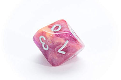 Gate Keeper Games & Dice Gatekeeper Games Aether Dice Rasberry and Cream, Multi - style: Raspberry