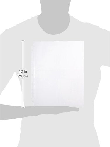 Avery Clear Standard Weight Sheet Protectors, 8.5" x 11", Top Load, 500 Total Page Protectors (75530) - color: Clear, style: 500 Pack