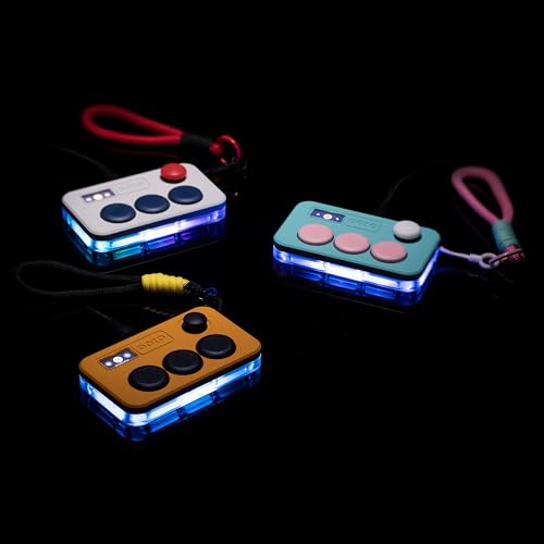 KEEBMONKEY DOIO Sayo OSU Rapid Trigger Hall Effect Keyboard with Joystick and Screen, CNC Aluminum RGB One Handed Macro Pad for Rhythm Games,USB-C Custom Programmable keypad (Soy(3 Key)) - style: Soy(3 Key)
