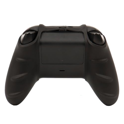 Skull Controller Skin Compatible with Xbox Series X Wireless Controller, RALAN Protector Case， Customised Thumb Grips Cap - color: Skull black red