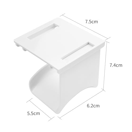 YAODHAOD Headset Hanger Holder Wall Mount, Sticky Headset Stand Holder Clip Under Desk for All Headphone/Controller (White,Removable Hanging Style) - color: White, size: Removable Hanging Style