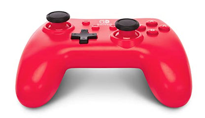 PowerA Raspberry Red USB Game Controller for Nintendo Switch - color: Raspberry Red