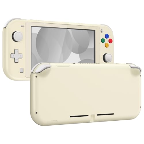 eXtremeRate Antique Yellow DIY Replacement Shell for Nintendo Switch Lite, NSL Handheld Controller Housing w/Screen Protector, Custom Case Cover for Nintendo Switch Lite - color: Antique Yellow