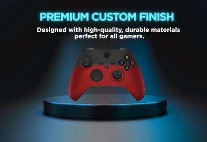 Stealth Controllers Wireless Controller for Xbox Series S, Xbox Series X, Xbox One - Soft Touch Feel - Custom Series S/X Controller (Red Shadow) - color: Red Shadow
