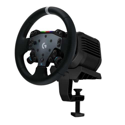 Logitech G RS50 Direct Drive Racing Wheel, Hub, & Base for PS5/PS4/PC | 8 Nm Direct Drive, 11 inch Wheel, 13 Buttons, Adjustable Paddle Shifters, TRUEFORCE Force Feedback Integration - style: Playstation | PC