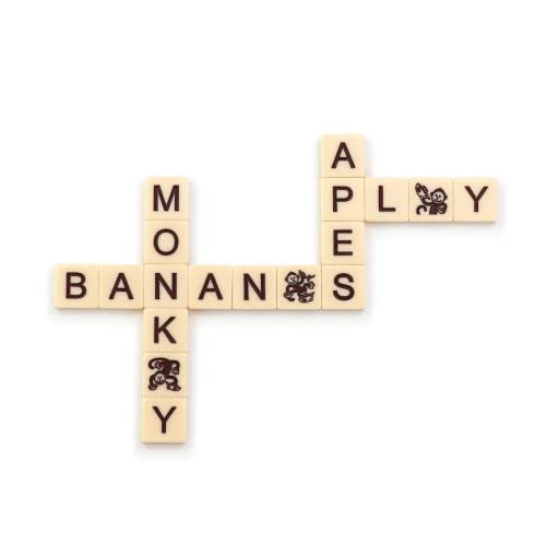 Bananagrams WildTiles Vocabulary Building and Spelling Improvement Lettered Tile Game for Ages 7 and Up - style: Wild Tiles