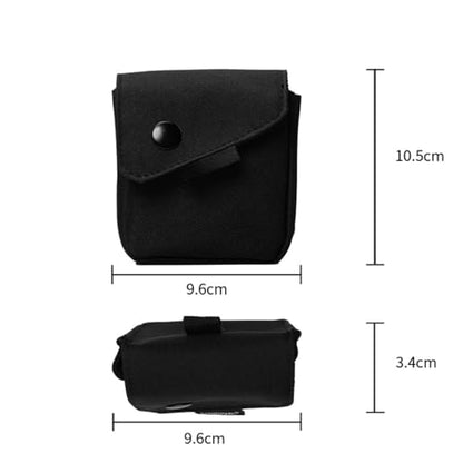 Pidynx Accessories Kit Compatible with Anbernic RG ROTATE, Protective Carrying Pouch & 2Pcs Tempered Glass Screen Protector for 3.5 Inch Handheld Game Console