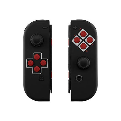eXtremeRate DIY Replacement Shell Buttons for Nintendo Switch & Switch OLED, Classics NES Style Soft Touch Housing with Full Set Button for Joycon Handheld Controller - Console Shell NOT Included - color: Classic NES Style