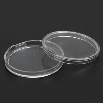 Storage Box 100pcs Clear Containers with EVA Foam Pads Durable Material Organizer Case for Collection Supplies