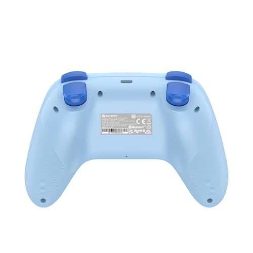 GameSir Nova Lite Wireless Controller for PC,Hall Effect Sticks & Trigger | Bluetooth Controller Gamepad with Hall Effect Trigger,Turbo,Rumble Vibration,Android, Switch & Steam Deck - color: Nova Lite(Blue)