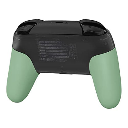eXtremeRate Matcha Green Replacement Handle Grips for Nintendo Switch Pro Controller, DIY Custom Hand Grip Shell for Nintendo Switch Pro - Controller NOT Included - color: Matcha Green