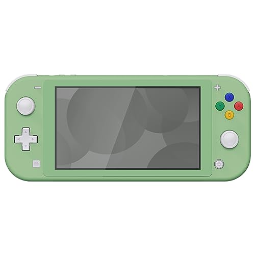 eXtremeRate Matcha Green DIY Replacement Shell for Nintendo Switch Lite, NSL Handheld Controller Housing w/Screen Protector, Custom Case Cover for Nintendo Switch Lite - color: Matcha Green
