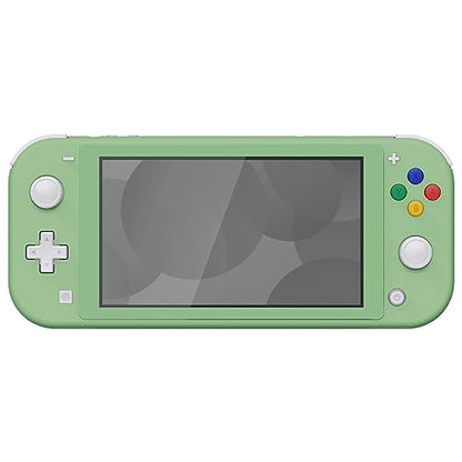 eXtremeRate Matcha Green DIY Replacement Shell for Nintendo Switch Lite, NSL Handheld Controller Housing w/Screen Protector, Custom Case Cover for Nintendo Switch Lite - color: Matcha Green