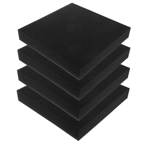 NUOBESTY 4pcs Packing Filler High Density Foam Cuttable Craft for Toolbox Game Box Cases Storage Foam Case Insert